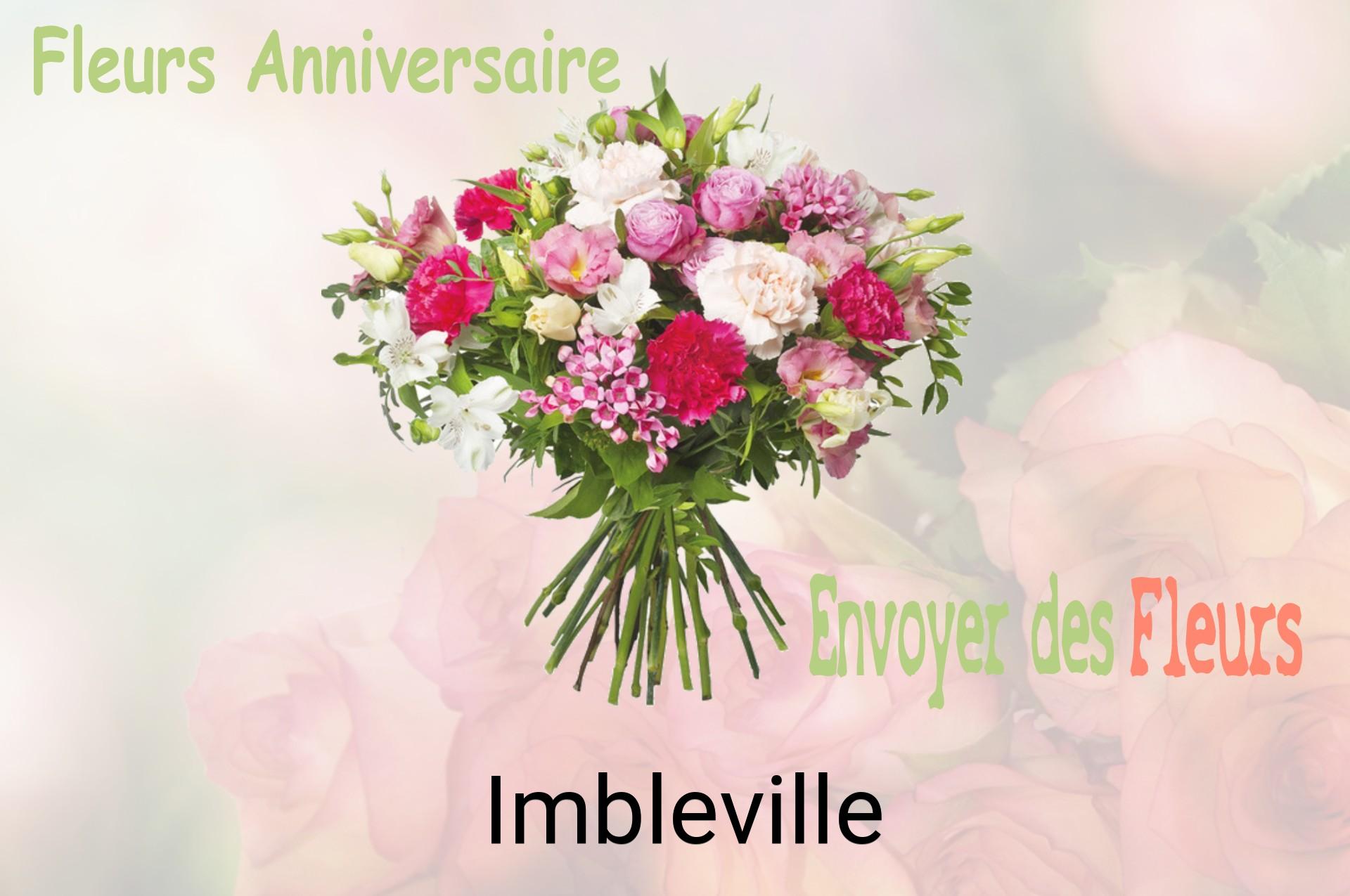 Bouquet de fleurs d’anniversaire livré à Imbleville