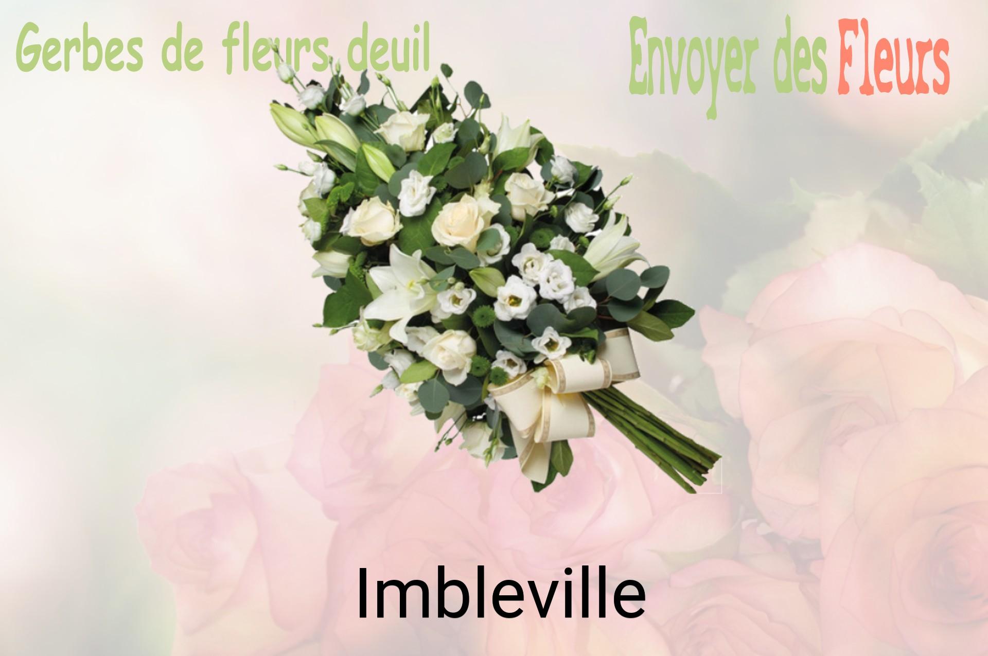 Gerbe de fleurs de deuil livrée à Imbleville